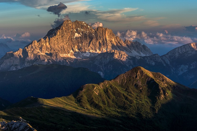 The jaw-dropping Monte Civetta  © James Rushforth