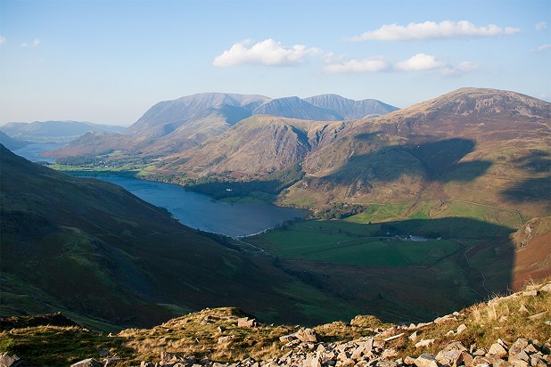Buttermere from Scarth Gap Pass, one of the high points (physically and figuratively) of the C2C  © Dan Bailey