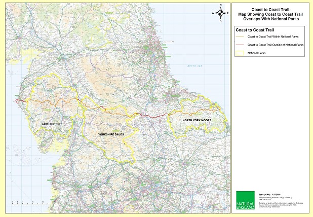 C2C Map  © Natural England