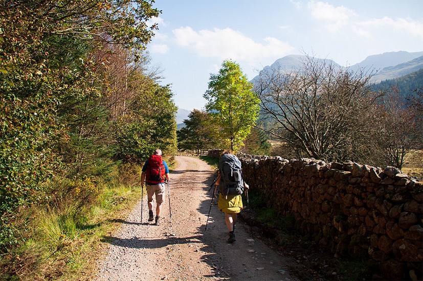 The C2C heads east up Ennerdale, with the whole of the Lake District ahead...  © Dan Bailey