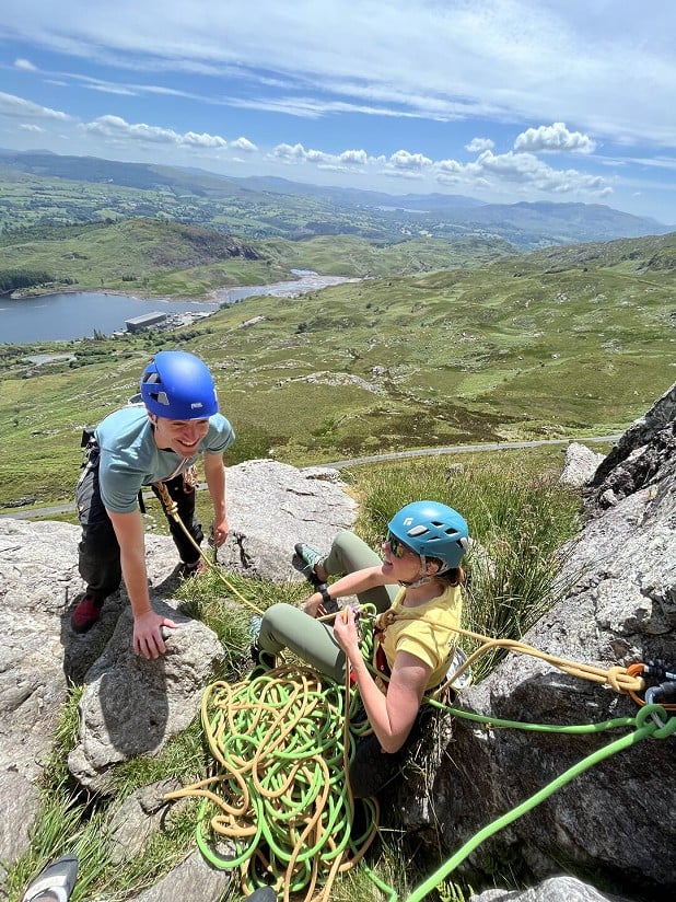 50m ropes can be less faff than 60m ropes for short pitches.   © Tom Ripley