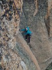 Lucy Honychurch on the second 6a pitch of Central Diedre