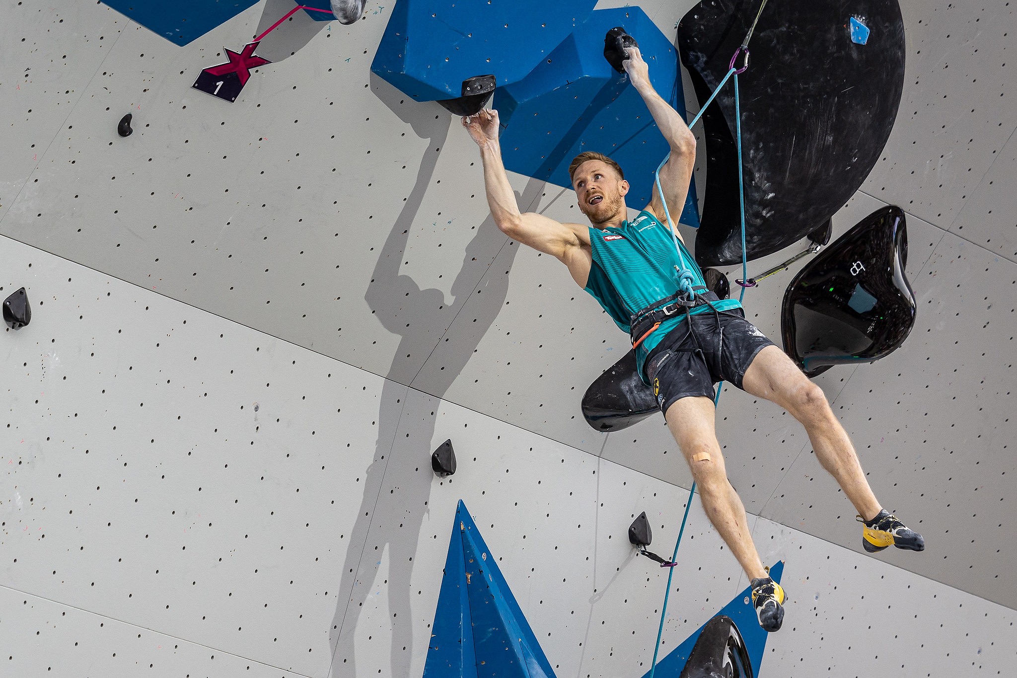 Jakob Schubert: Mr Championship. No medal in Lead, but gold in Combined.  © Jan Virt/IFSC