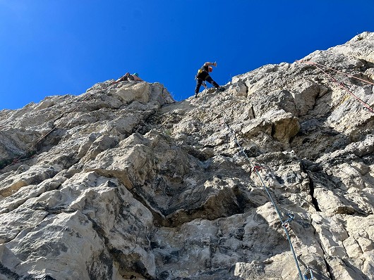 First climb of the day   © Deano.Nev