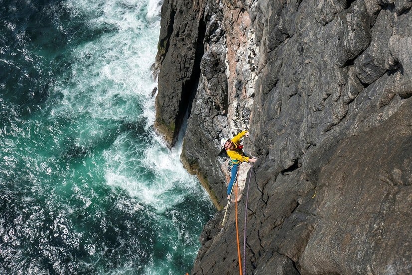 Martin McKenna on the Five Star Finish to The Arch Deacon, Guarsay Mor  © Rob Lovell