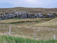 Grimsay wall as seen from the road