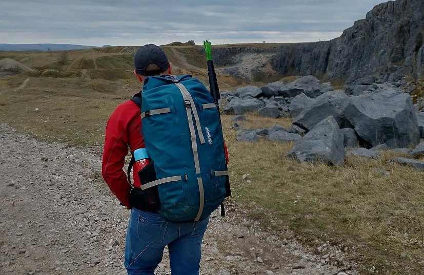 OK, maybe it's overkill for a crag pack: but it makes a very nice one!  © Toby Archer