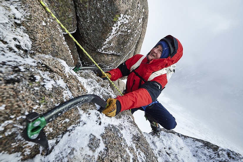 The shell's ideal niche is very clearly Scottish winter   © Ed Smith, Berghaus Media