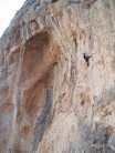Tom Greenall at the crux of Painted Wall, Toix TV