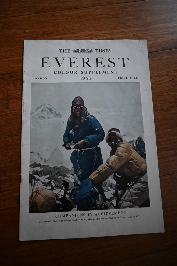 The Times Everest supplement, published in 1953.  © Calum Muskett
