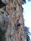 Rob on "Bubble Bubble" one of the hard 6Bs Pehnidia. General consensus more like 6c.