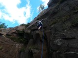 Barmaster, Harthill Quarry, just after I dropped the first bit of loose rock.<br>© RunClimbCircuit