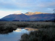 Skiddaw getting the last of the Sun