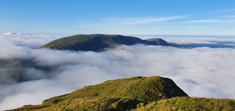 The Wastwater Screes above an inversion from Yewbarrow  © Norman Hadley