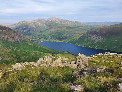 The Scafells from Middle Fell  © Norman Hadley