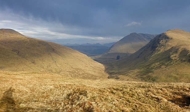 Looking back to Beinn Odhar and Beinn Dorain from the head of Glen Coralan - a much wilder spot than anything on the WHW itself  © John Fleetwood