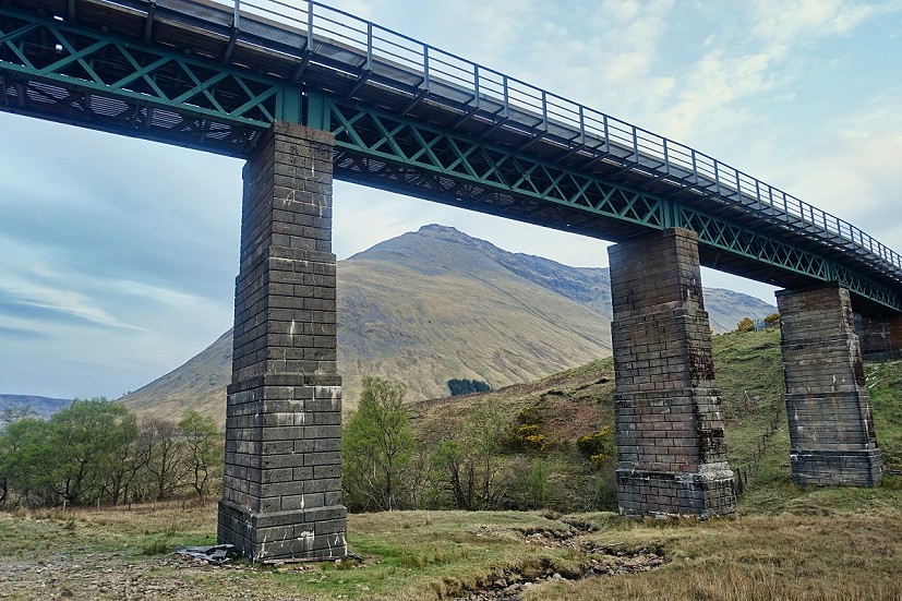 The impressive railway viaduct at Auch  © John Fleetwood