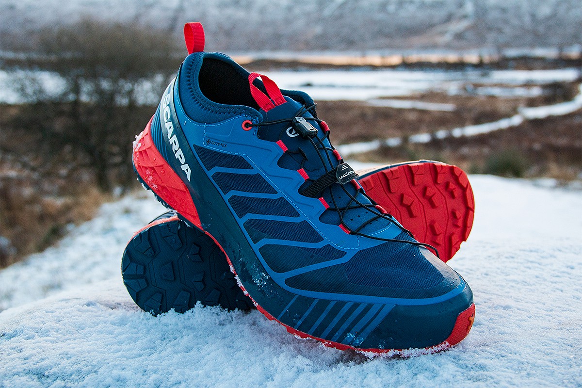Waterproof and fairly protective upper, cushioned and fairly supportive sole  © Dan Bailey