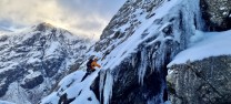 Winter climbing in Wales
