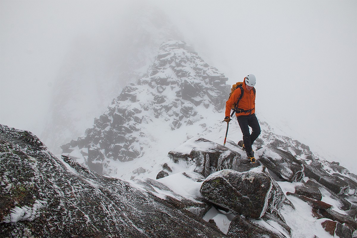 Mountaineering is its natural forte, be that Scottish winter or Alpine summer  © Dan Bailey