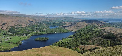 Grasmere and Rydal Water from Silver How  © Norman Hadley