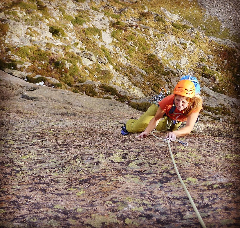 If you're a trad climber and you're happy multipitch climbing, you've already got most of the skills you need for the Alps.  © Polly Harmer