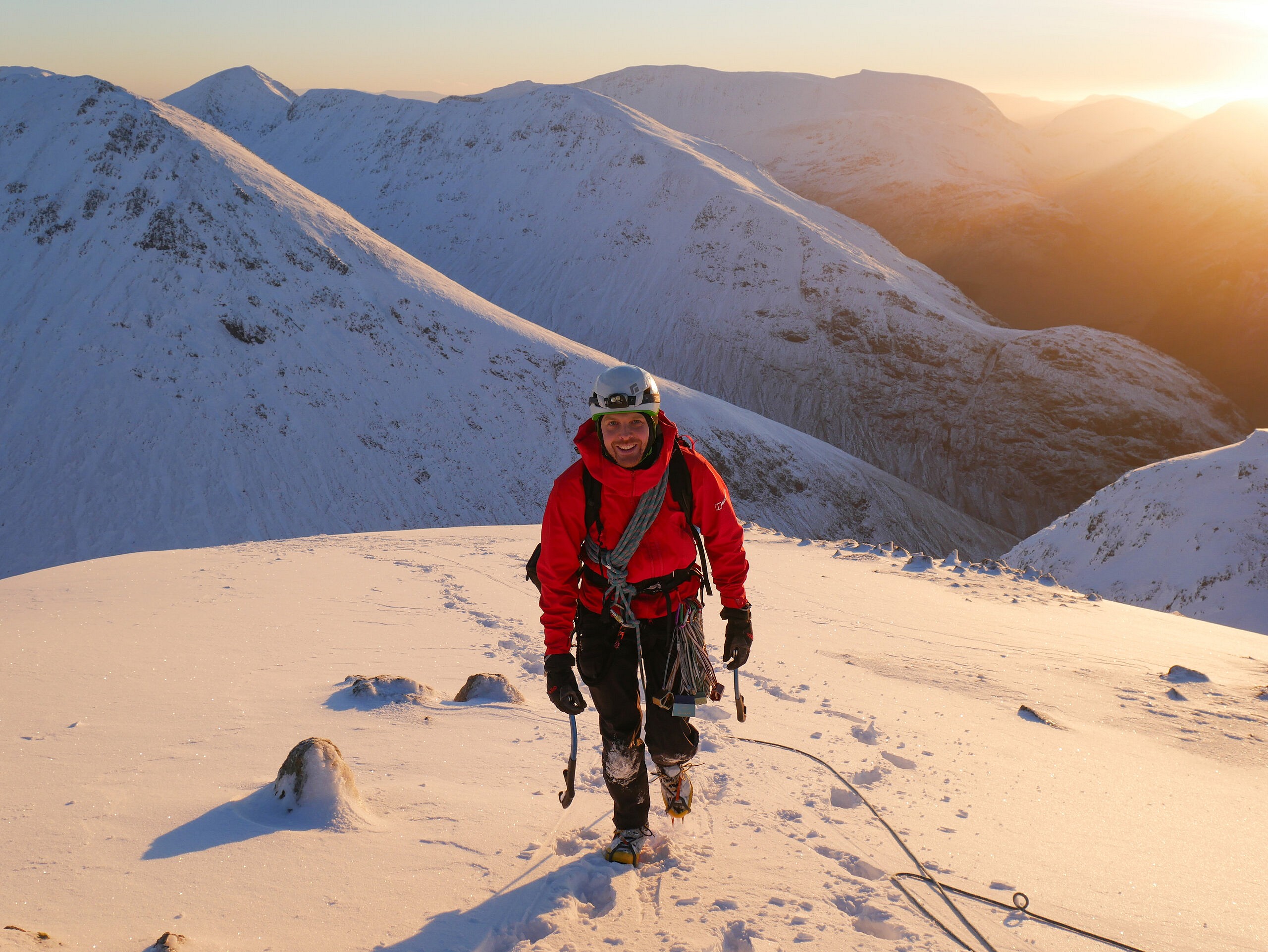 Winter Mountaineering in Glen Coe, ideal for the MTN Seeker GTX Jacket  © UKC Gear