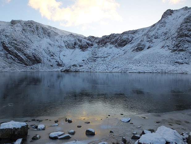 Cwm Idwal - very pretty, but is it actually frozen?  © National Trust Images