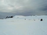Ben Nevis Summit plateau 5 Feb 23 @1300hrs, just before a windy front crossed.