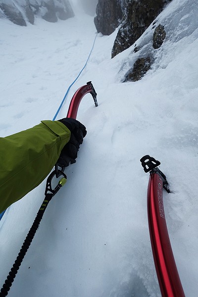 But techy enough for easier winter climbing  © Dan Bailey