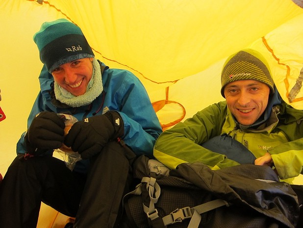 Even if no one's broken their leg, a group shelter can be really handy  © Dan Bailey