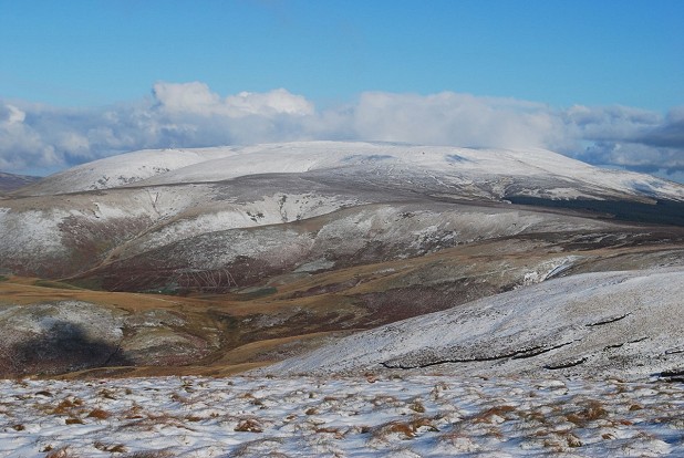 The Cheviot from Windy Gyle  © Ronald Turnbull