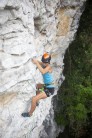 Desiree Massiah-Verbeek climbing King Kong