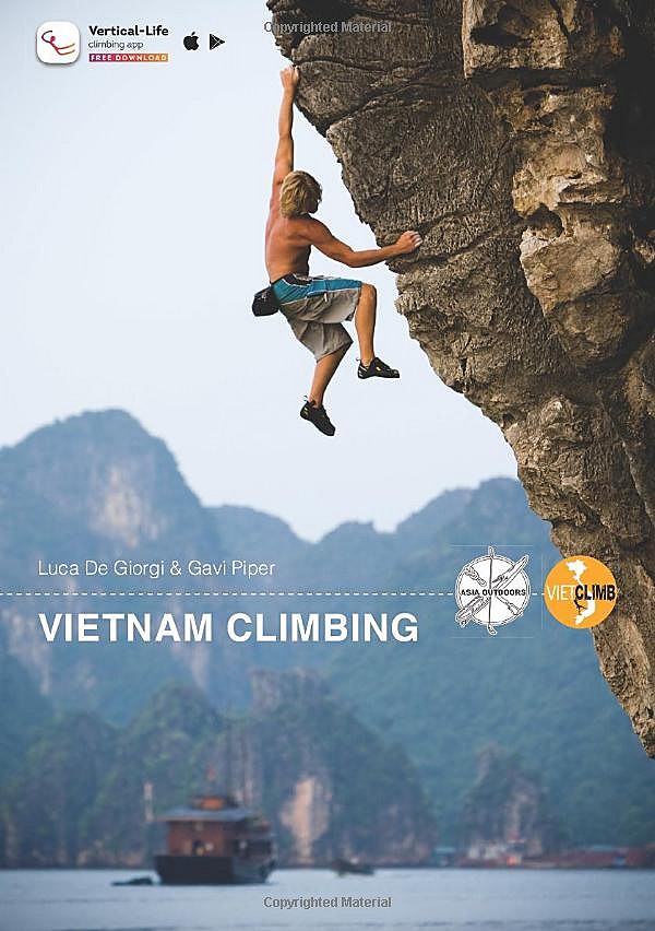 Vietnam Rock Climbing Guidebook cover photo