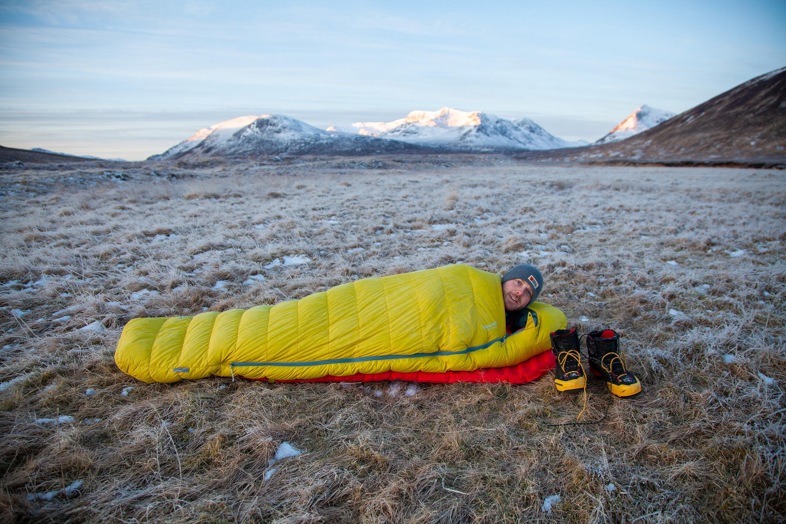 A few extra insulating layers necessary when temps dropped down to -13C!  © UKC Gear