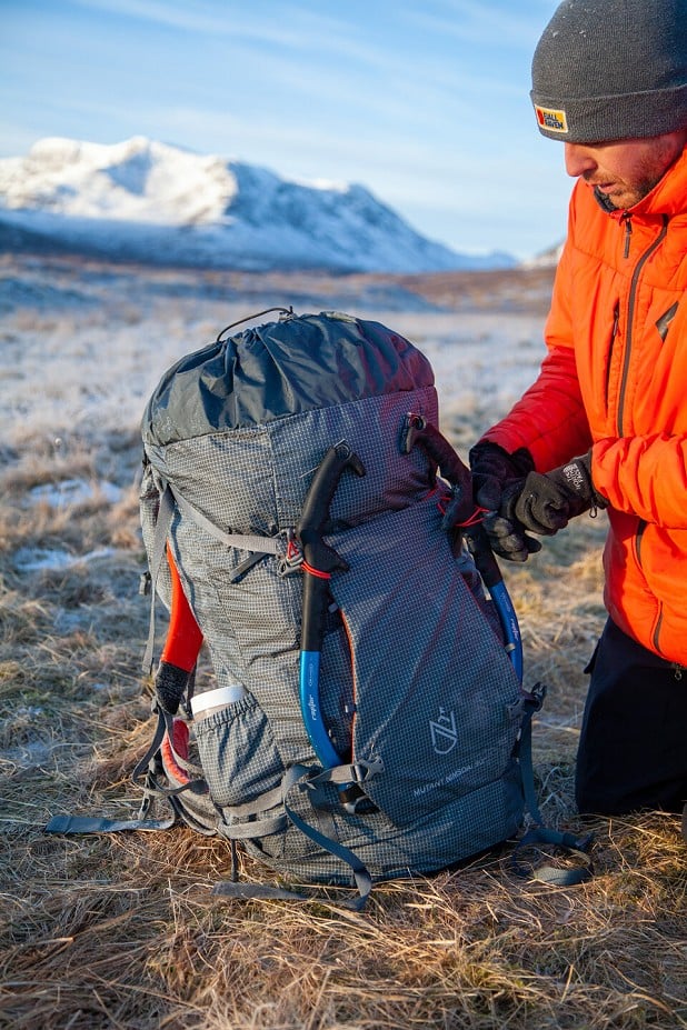 Tought durable 210D ripstop fabric makes up the main body of the pack  © UKC Gear