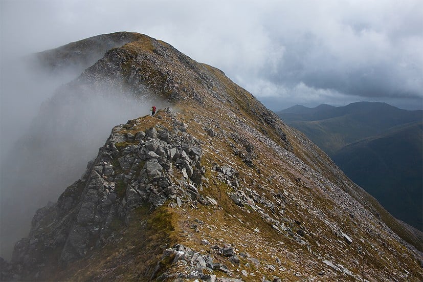 One of the many tops on Beinn Fhada's west ridge was found to be out by 34m  © Dan Bailey