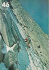 Lloyd MacKay climbing the steep section of the Swiss Route on the North Face of Les Courtes