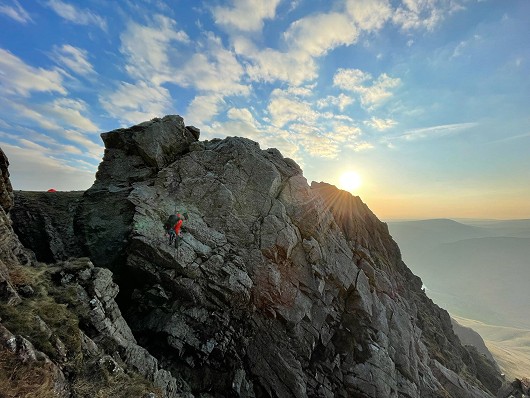End of a top day on Scafell  © HelenW85