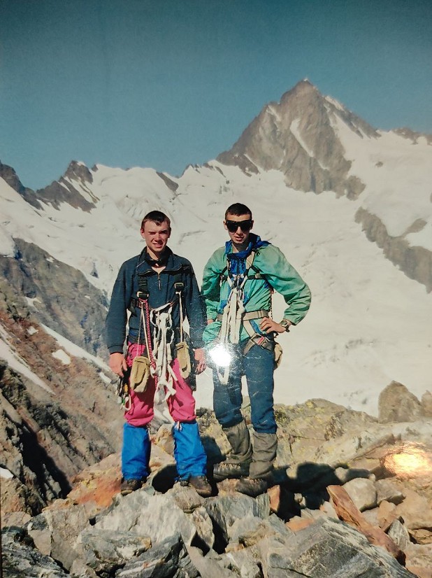 Grigory Grigoriev and Zakolodniy were childhood friends who climbed together from a young age.  © Margarita Zakharova