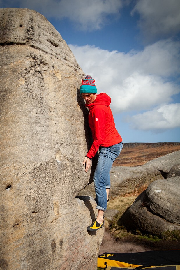 The Up Mocc in use at the Burbage South Boulders  © UKC Gear
