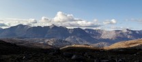 Torridon panorama from Bealach Ban in early evening