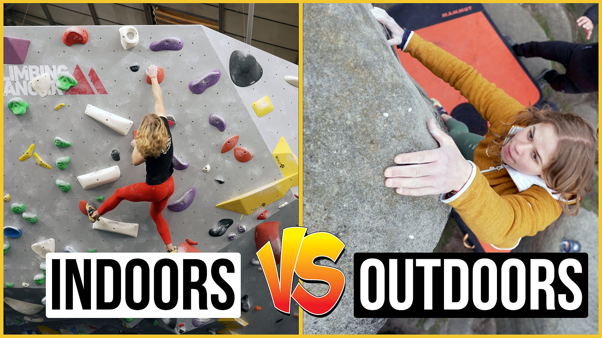 Start climbing outside  © UKC Videos