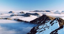 Another Glencoe cloud inversion this time looking east from Bidean nam Bian