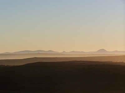 Morven to the right, from The Dunnet head trigpoint  © Barry grave