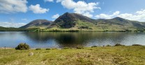 view over crummock water , lakes