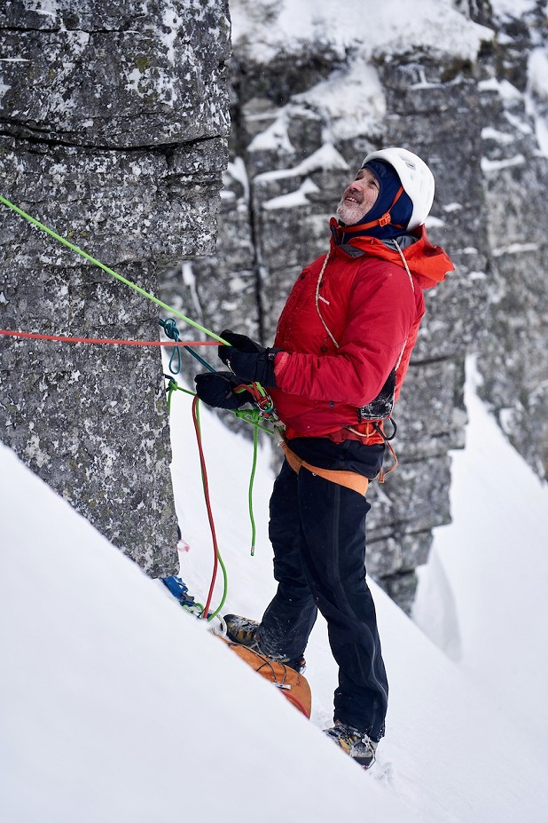 Malcolm's experience of adversity in climbing has helped him to face the challenges that have arisen from his stroke.  © Montane