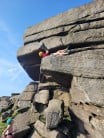 Obligatory Stanage route, equal parts enjoyable and silly!
