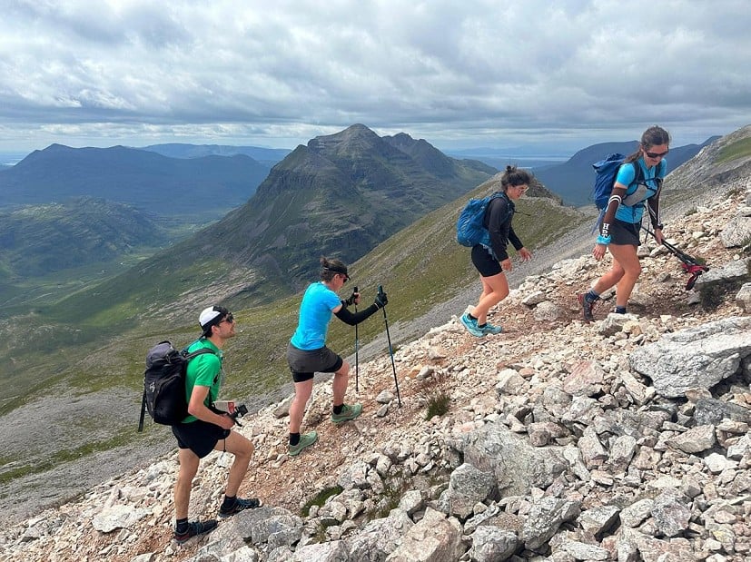 Jamie (second from left) and team on Beinn Eighe  © Jamie Aarons collection