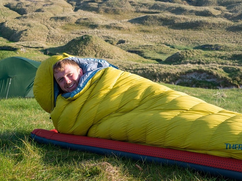 A good 8cm thickness gives excellent comfort even on uneven pitches  © UKC Gear